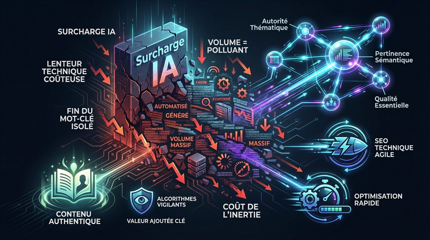 Agilité SEO et edge computing face à la surcharge IA en 2026